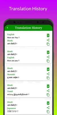 Hindi Translator android App screenshot 0