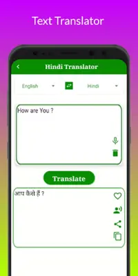 Hindi Translator android App screenshot 4